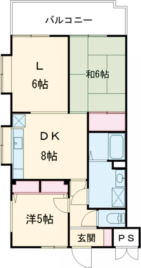 ウィステリア緑ヶ丘Ⅱの間取り