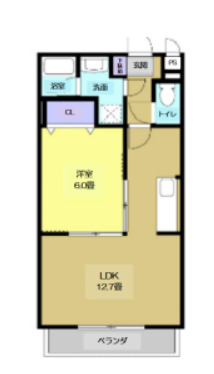 Grand Colline Ⅱの間取り