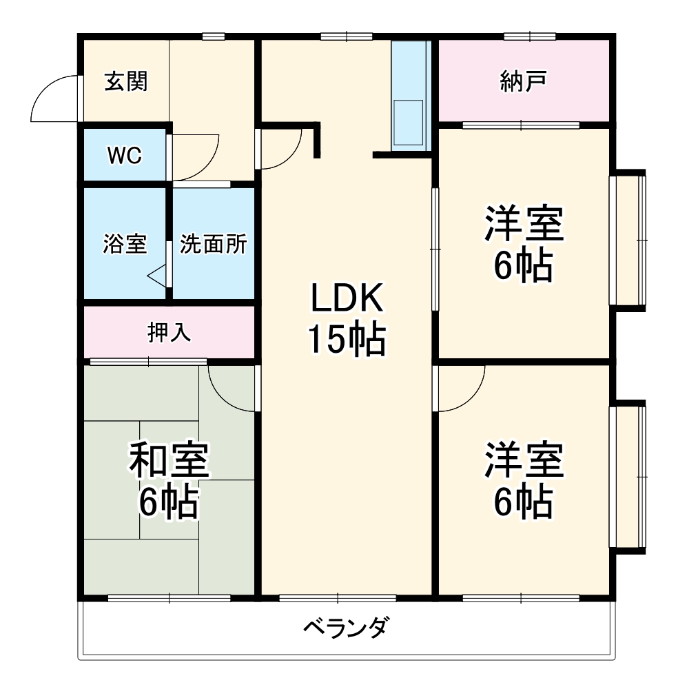 ネオ岩崎台の間取り