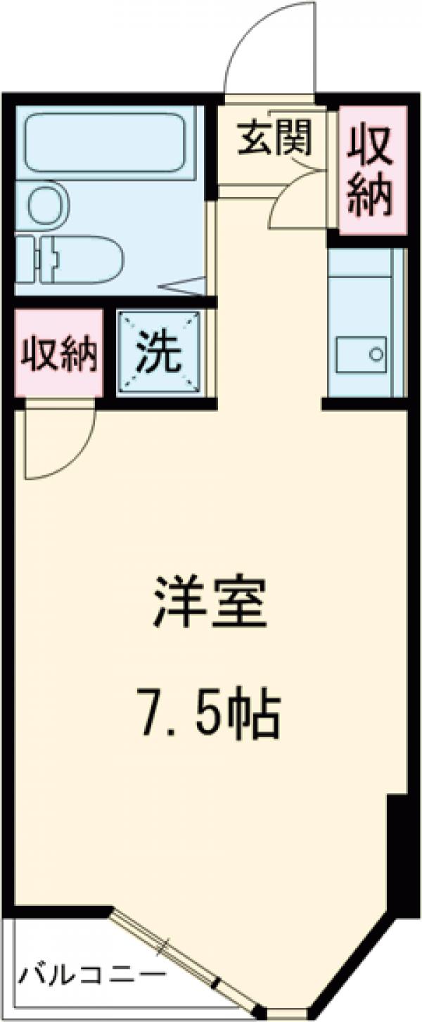 コーポアルプの間取り