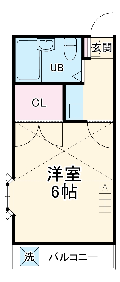 ヴィラUの間取り