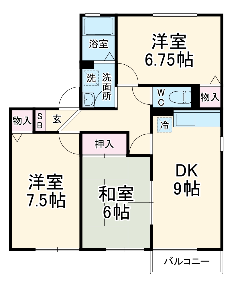 メゾンアルファⅡの間取り