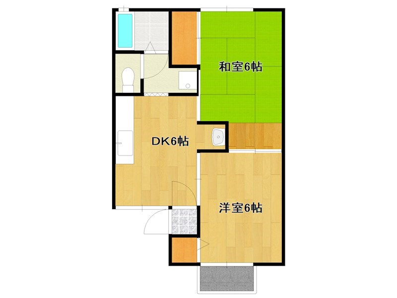 リヴェールエレガンAの間取り