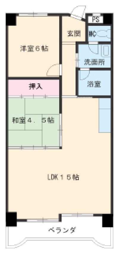 ラフォーレ末広の間取り