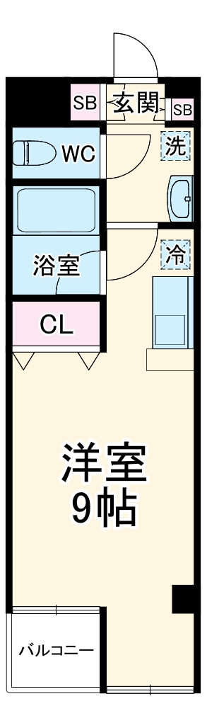 ペリエ市川Ⅰの間取り