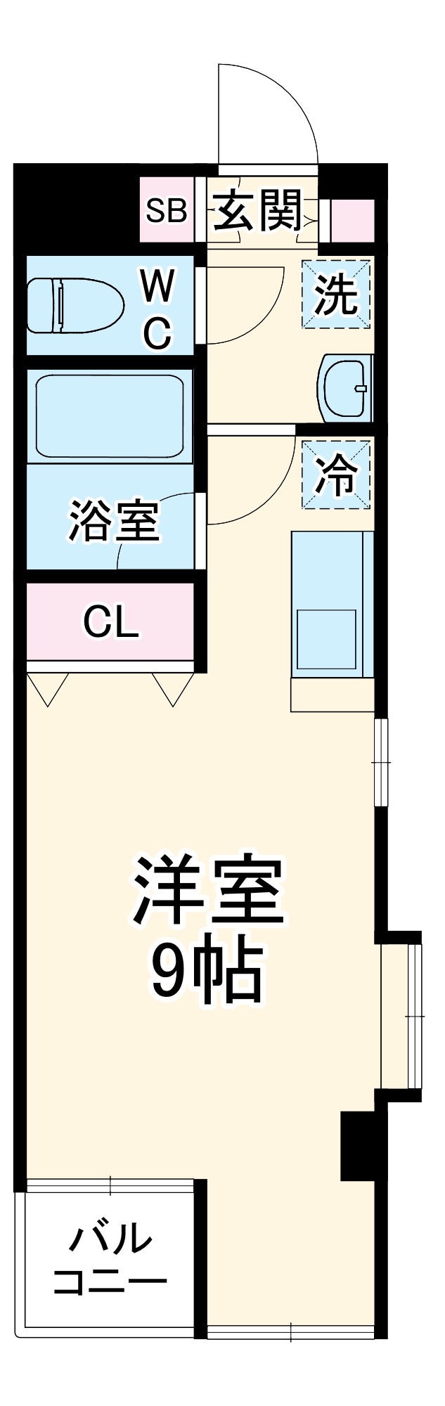 ペリエ市川Ⅰの間取り