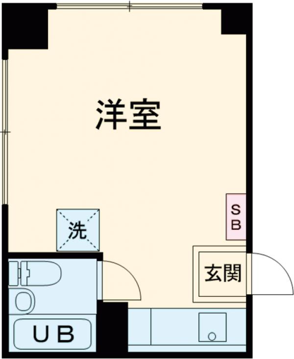エステエビルの間取り