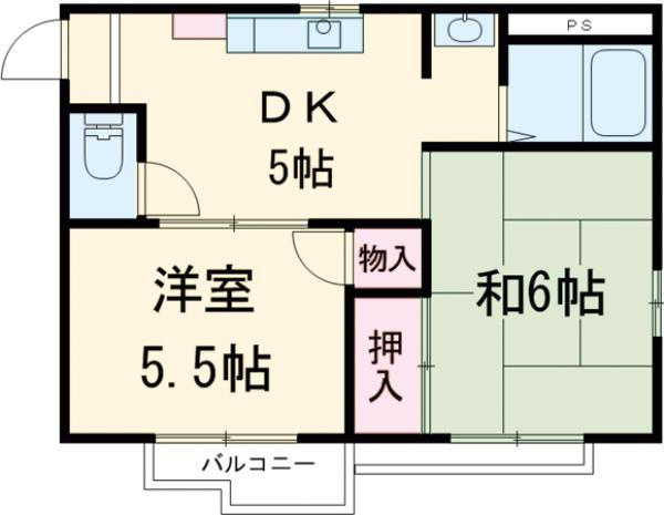 グリーンヒルズの間取り