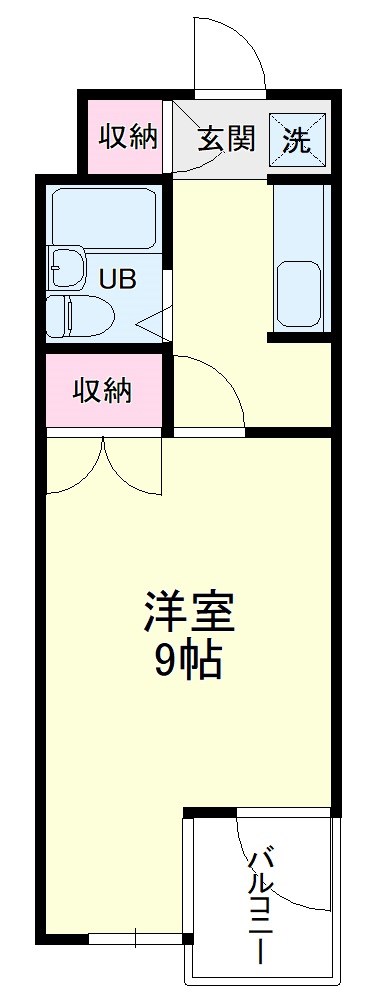 シャトレ富塚・211号室の間取り