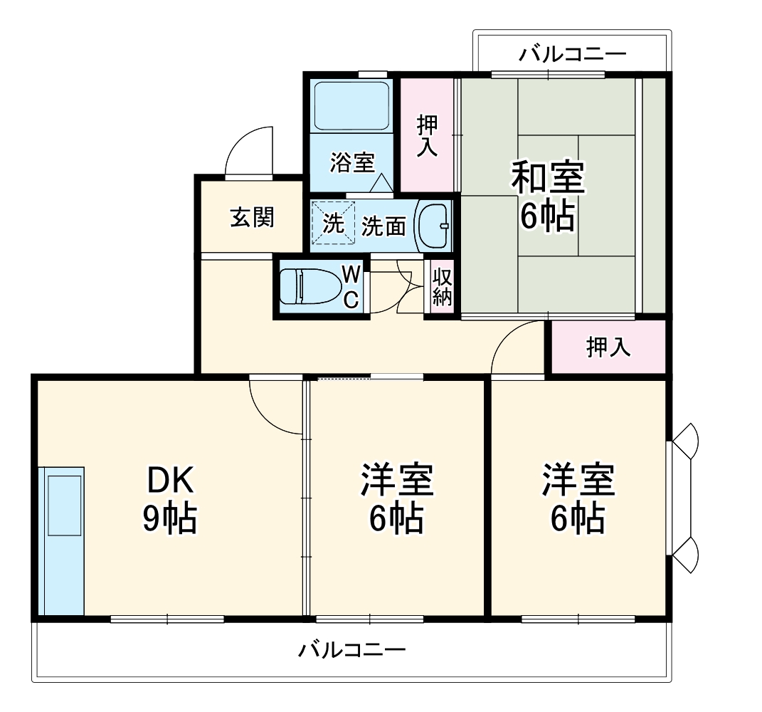 BEL・AIR佐鳴台の間取り