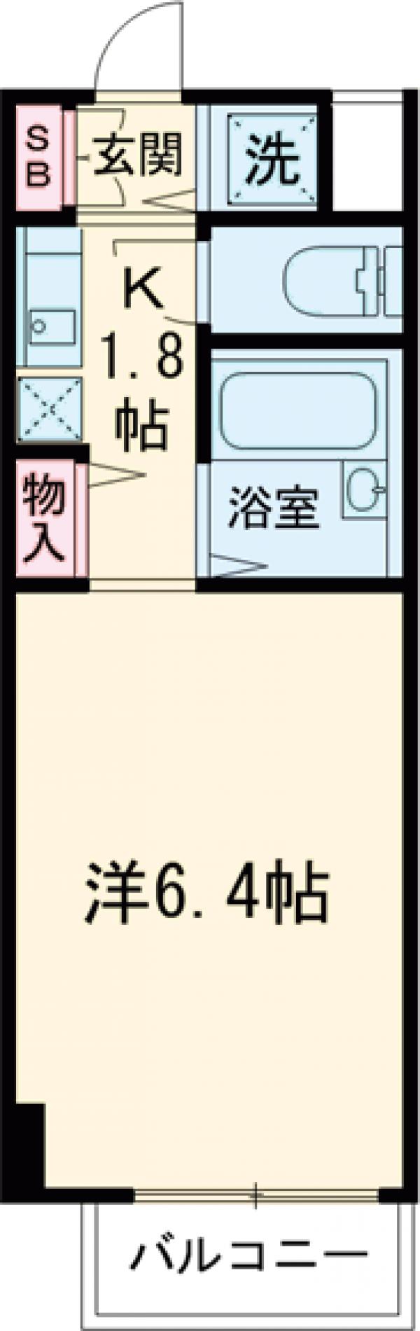 北辰ヒルズ早稲田の間取り