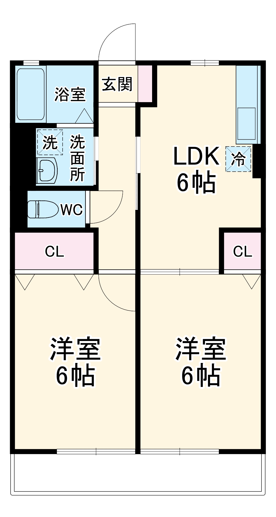 グレイス大平台の間取り