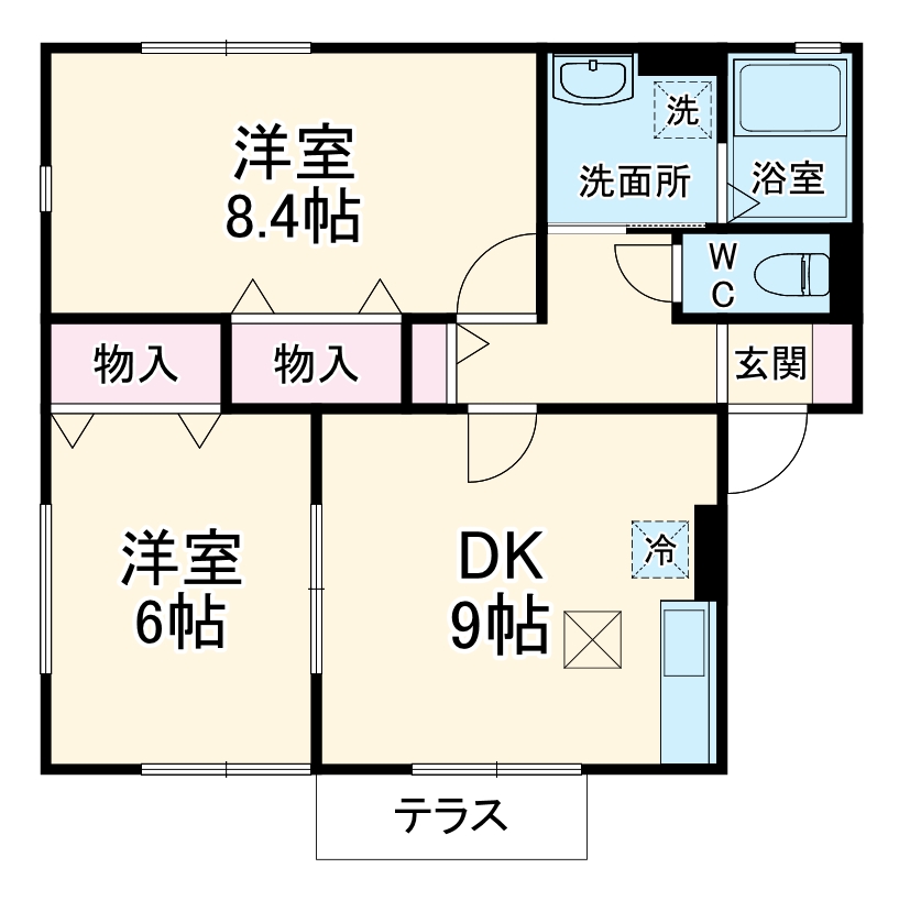 ウィルモアの間取り