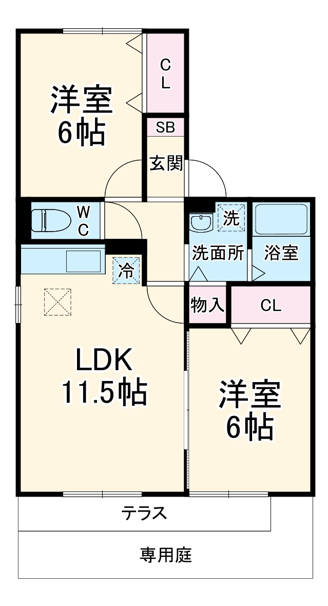 メゾン・ルミエールの間取り