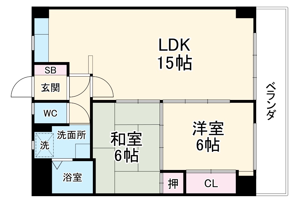 ジュネス青山の間取り