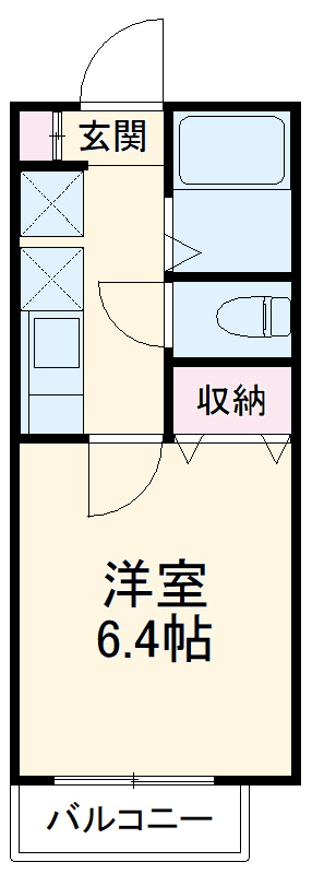 セレステ真間の間取り