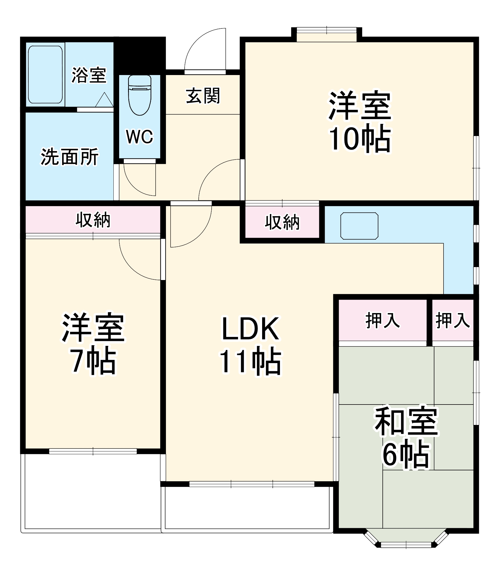 セレーブルの間取り