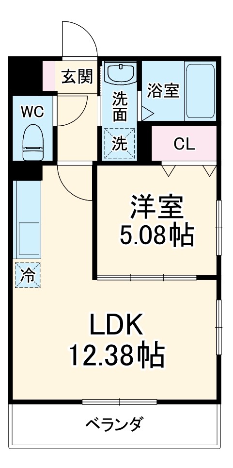 ゼフィールの間取り