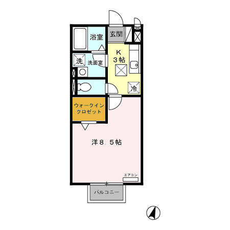 エストモナリエの間取り