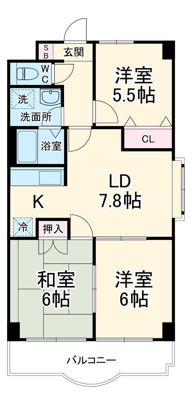 メゾン五反田の間取り