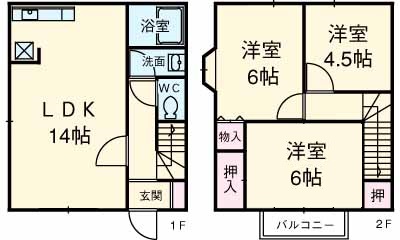 パークヒルズ上尾の間取り