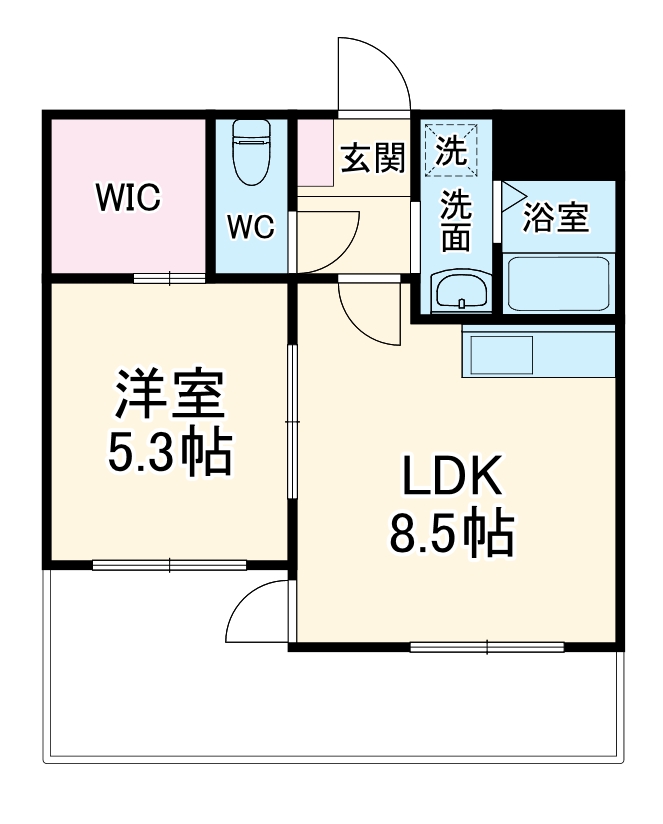 メルヴェユーイーグルの間取り