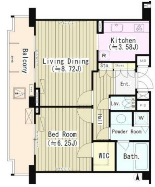 プランシェール落合の間取り