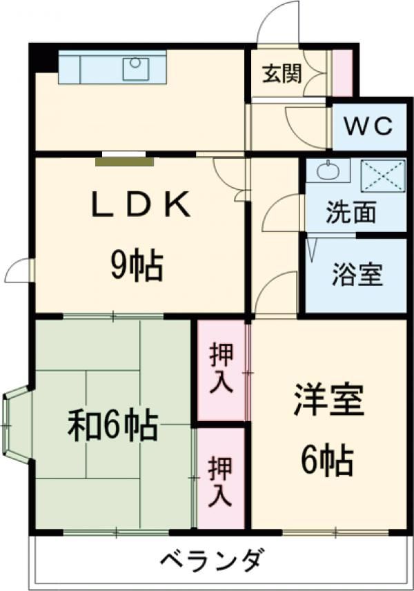 第5ハイツ和光の間取り