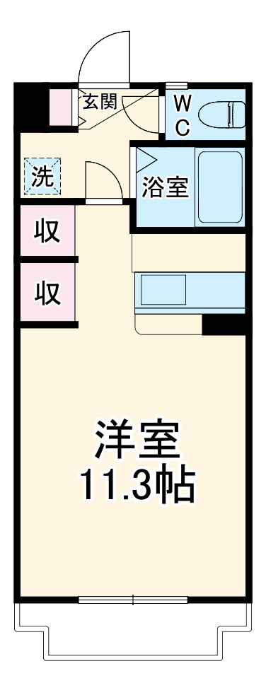 ハイライズHIRAIの間取り