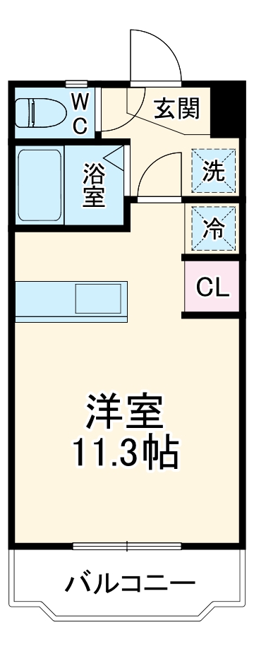 ハイライズＨＩＲＡＩの間取り