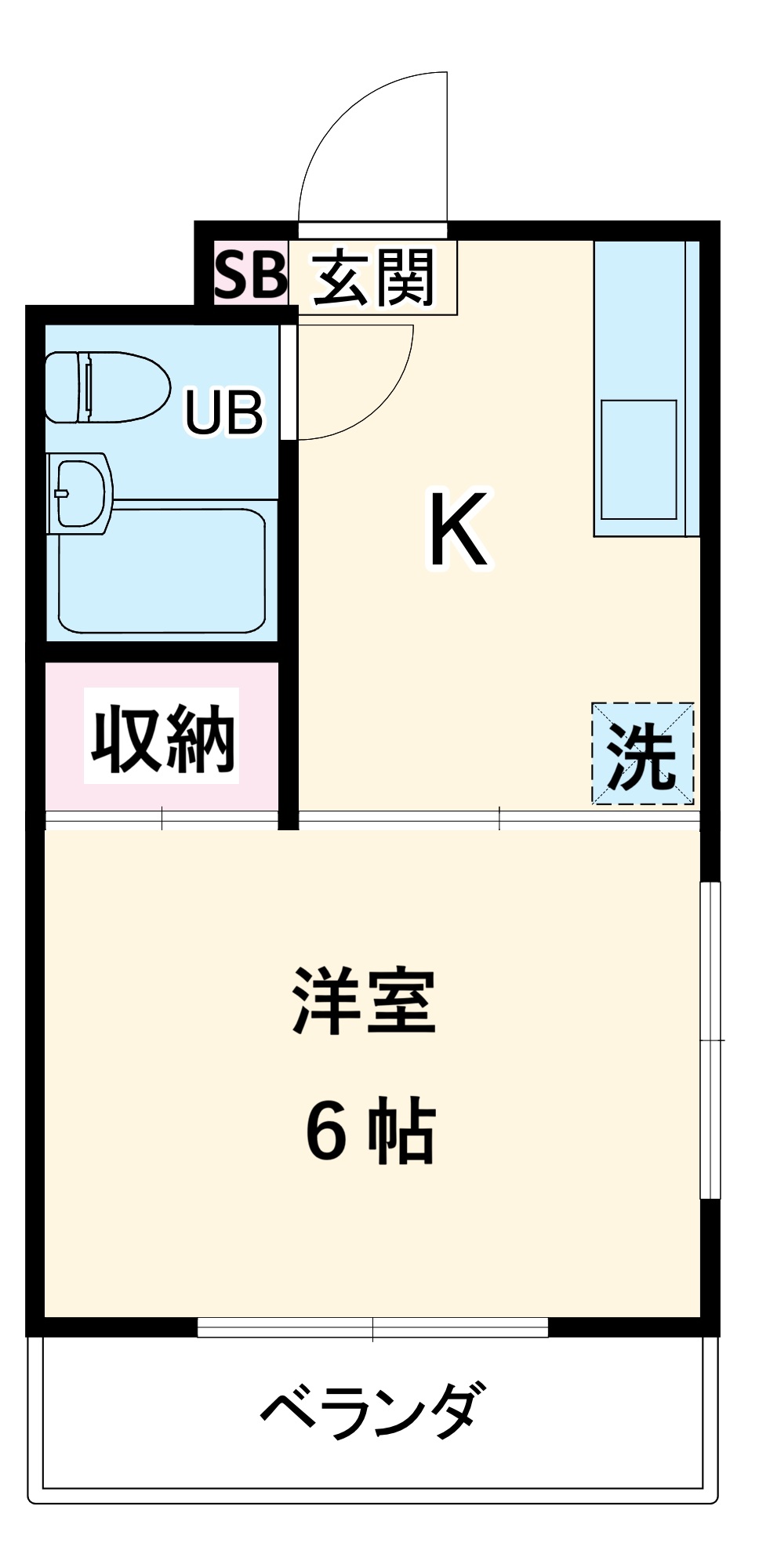 ミモザハイムの間取り