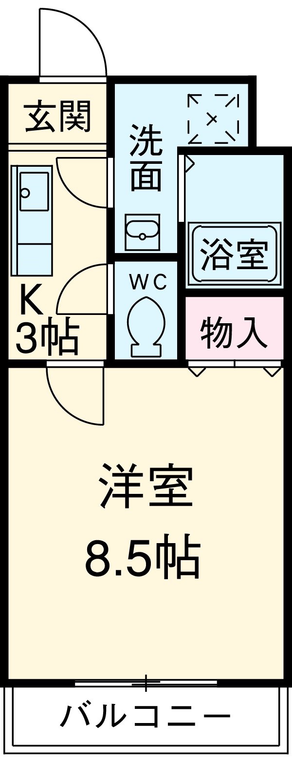 AvantiⅤの間取り