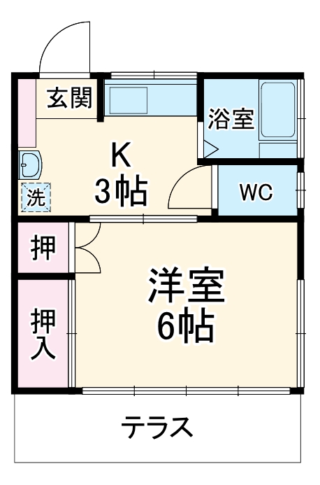 第2コーポ和光の間取り