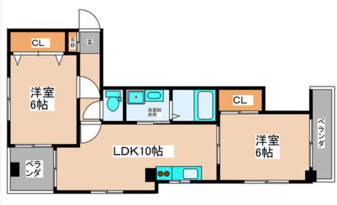 安田ビルの間取り