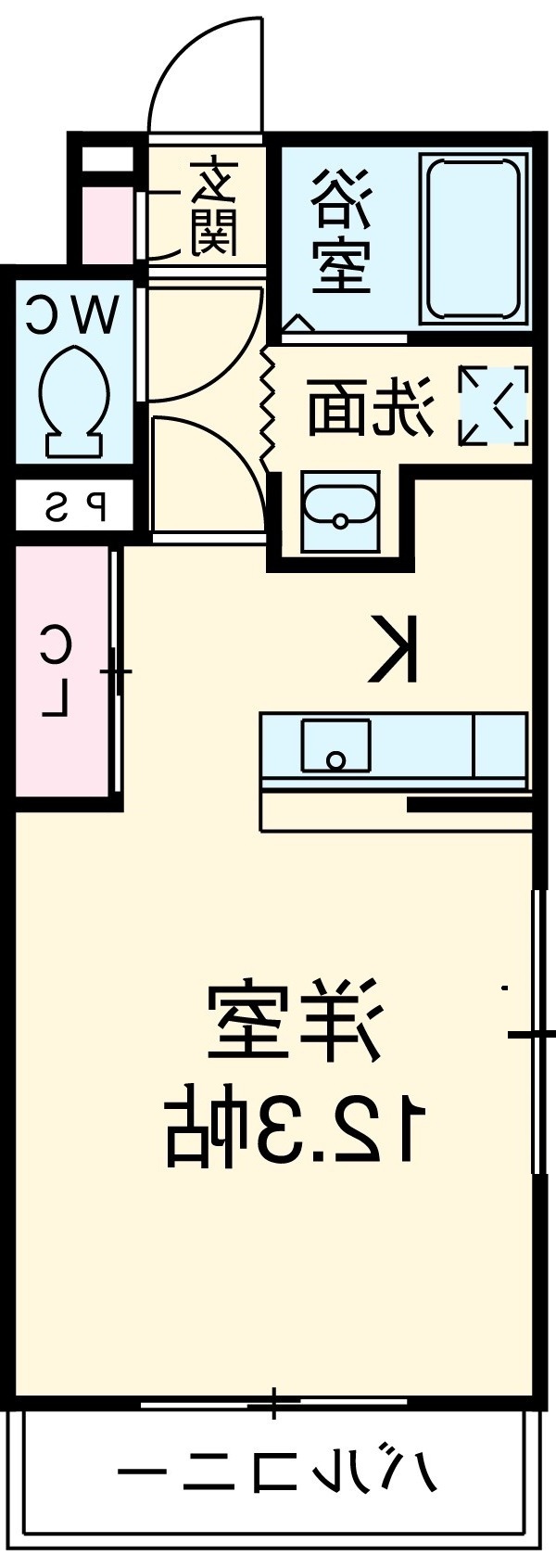 アラモードⅡの間取り