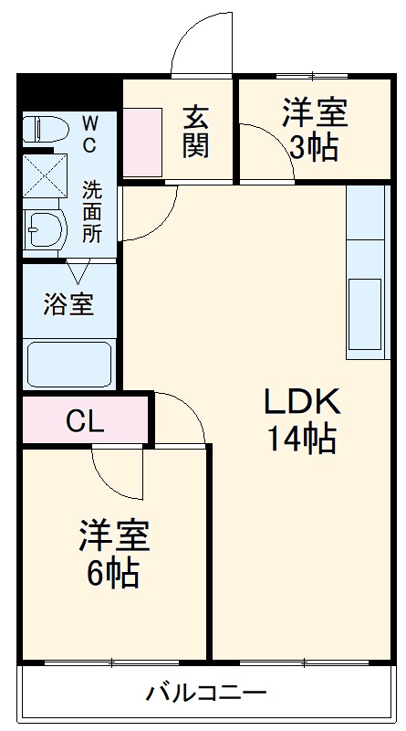 SマンションUENOの間取り