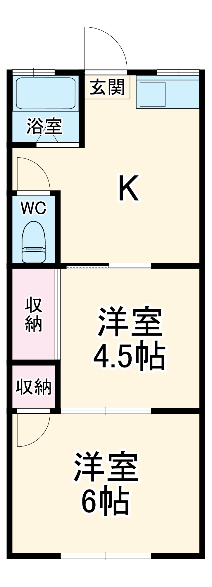 コーポミヤシタの間取り