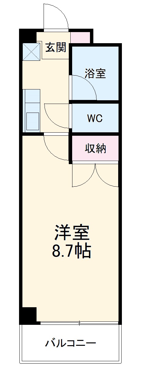 春里壱番館の間取り