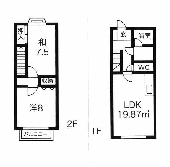 ハウスゾウラの間取り