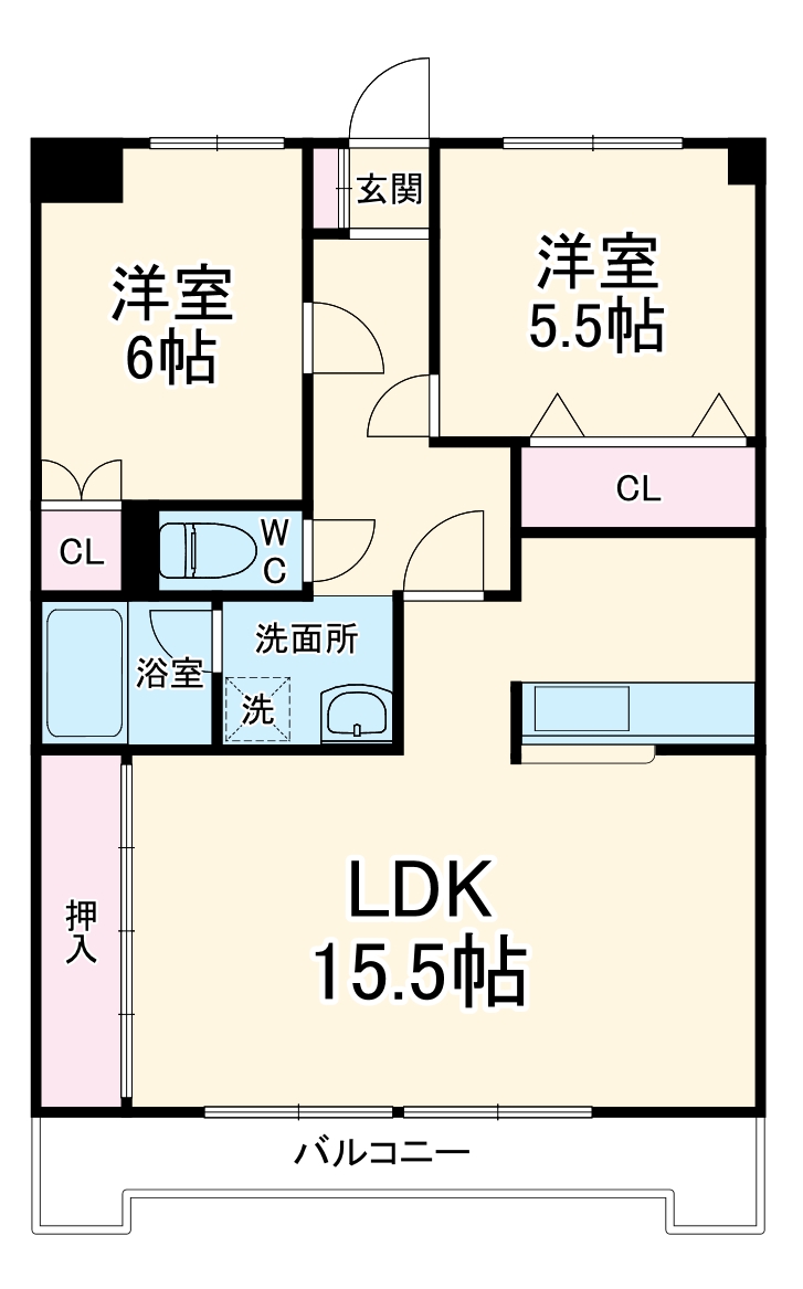 シャトレ文教台の間取り