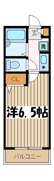 新田の完工年月(1991年9月)築の賃貸アパートの間取り