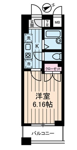 リリエンベルグ弐番館の間取り