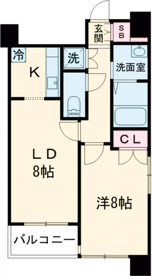 リリエンベルグ弐番館の間取り