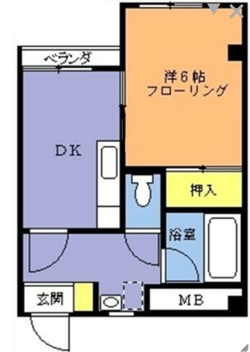 アルカサール黛の間取り