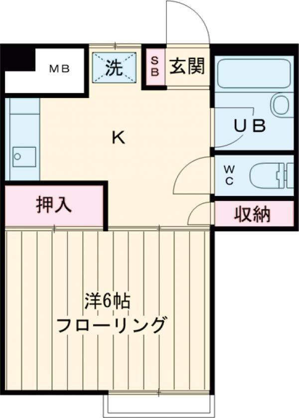 アルカサール黛の間取り