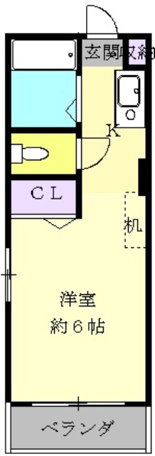 富士レイホービル第2の間取り