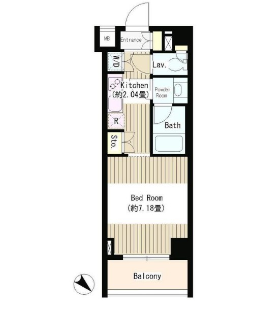 タキミハウス西早稲田の間取り