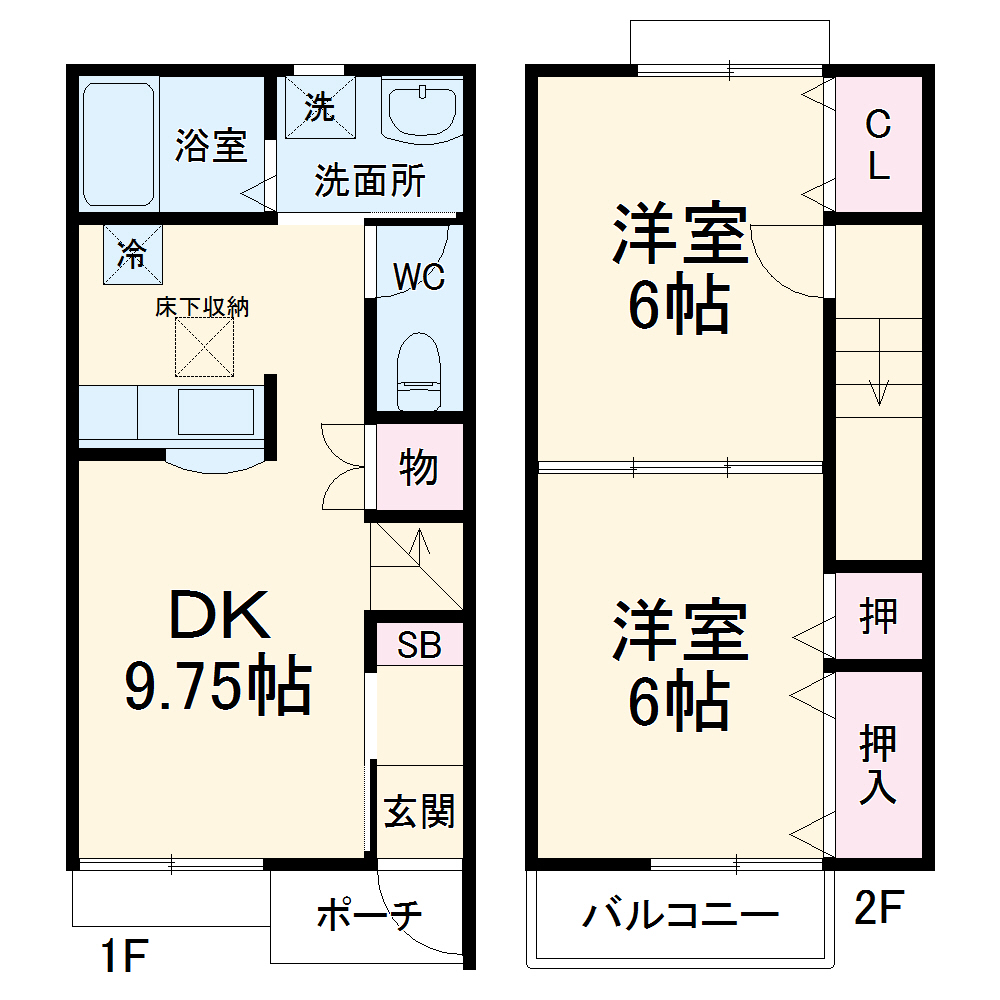 ハイム グルスコットの間取り