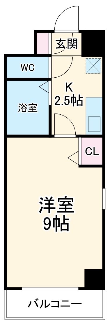 ファミール今池の間取り