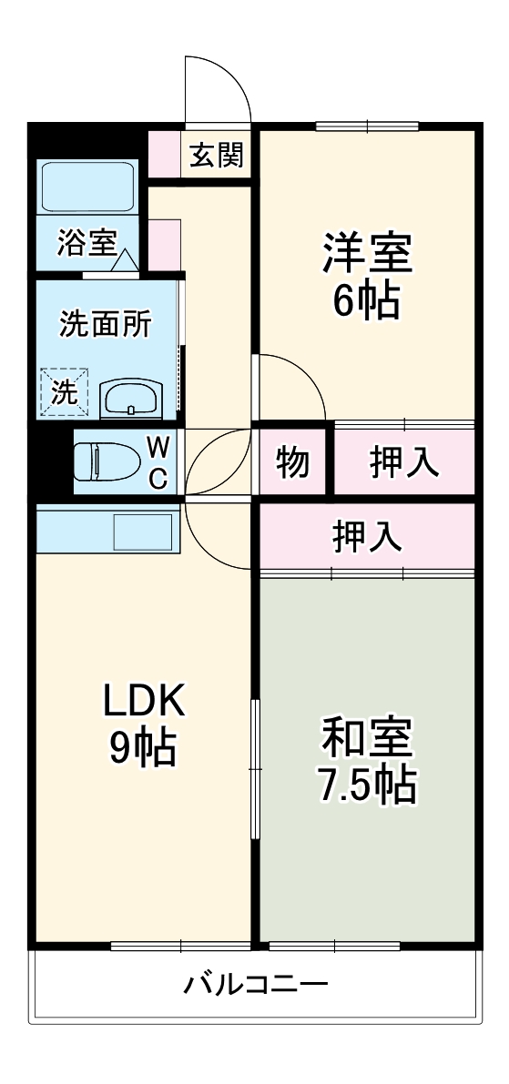 ベルコスモスの間取り